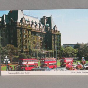 Vintage Postcard - Empress Hotel Victoria Canada - Peacock Postcards